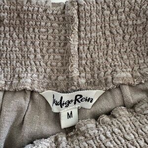 Indigo Rein Tan Wide Leg Pants